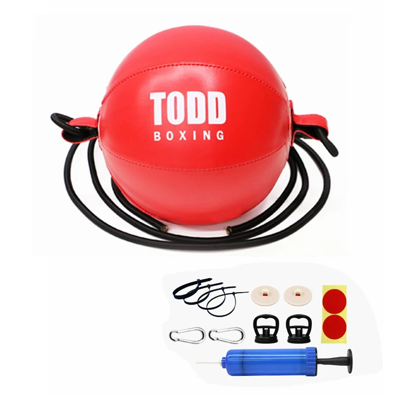 1 set Boxing Sucker Speed Ball, Quick Hit Storage Bag, Suction Cup, Suspended Boxing Training Equipment, Adult Fitness Supplies