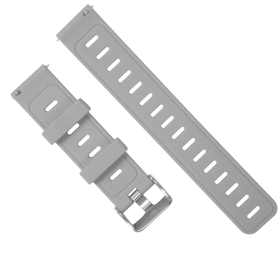 Sport Strap for Haylou GST Smart Watch 22mm Silicone Bracelet belt For Haylou LS05S / LS04 / RT2 / RS3 Man Watch Accessories image 5