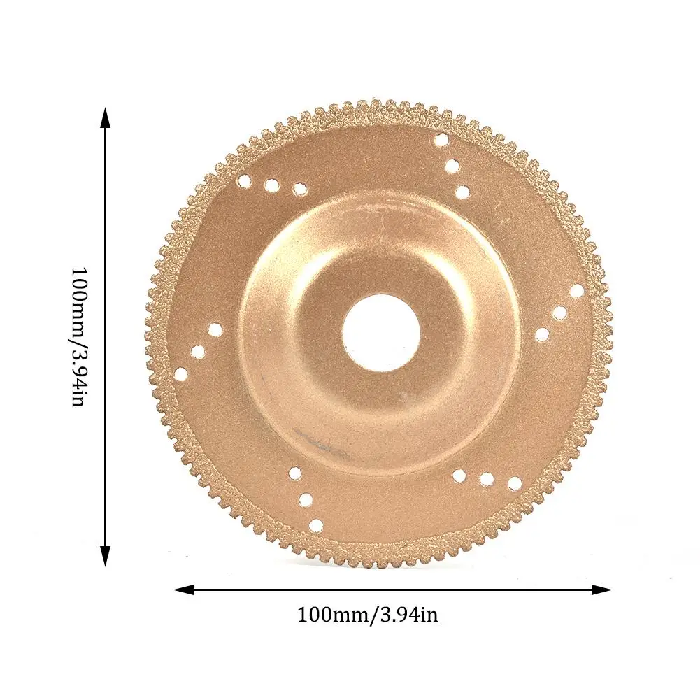 100mm Diamond Coated Grinding Disc 60Mesh Brazing Craft Polishing Cutting Disc Marble Tile Grinding Plate 3.94