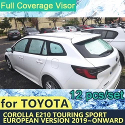 Full Cover Sunshades For Corolla E210 Touring Sport 2018~On Car Sun Protection Windshields Side Window Visor 2019 2020 2021