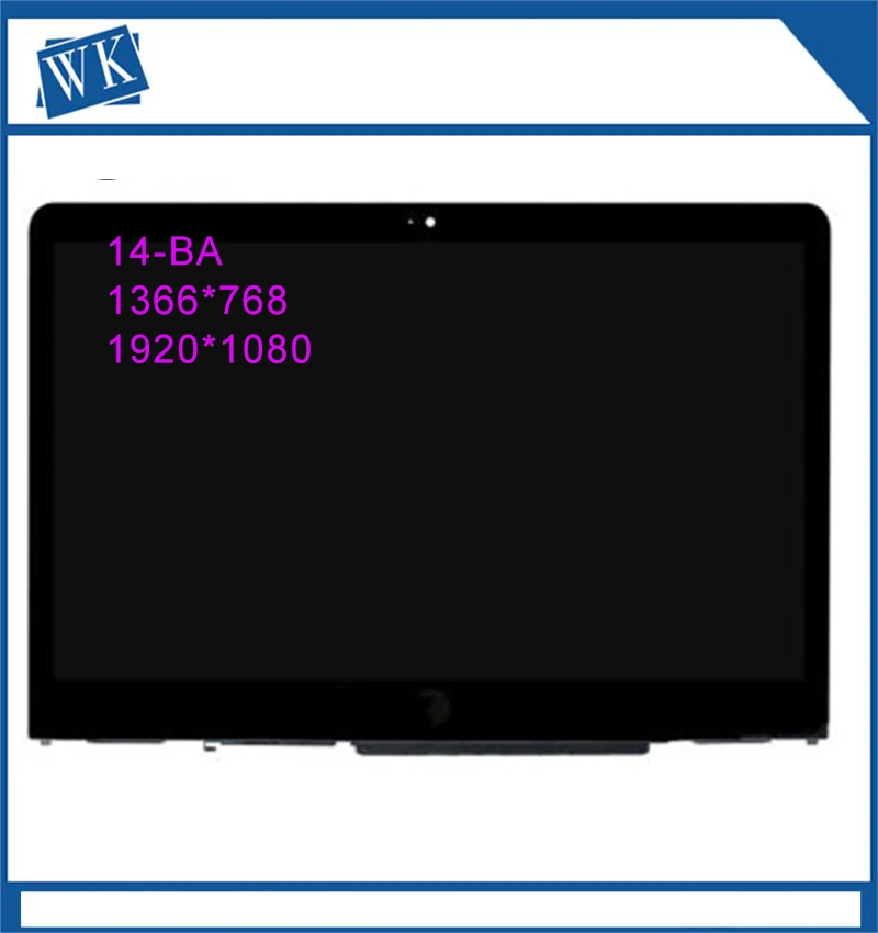 

14.0" LCD For Pavilion X360 14-ba 14-ba006ns 14-BA105ni 14-ba105na 14-ba114tu Display Touch Screen Glass Assembly+Frame