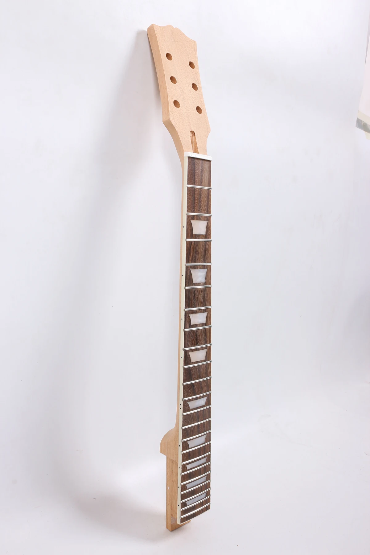 

24.75 inch 22 fret electric guitar neck unfinished mahogany make and rosewood fingerboard