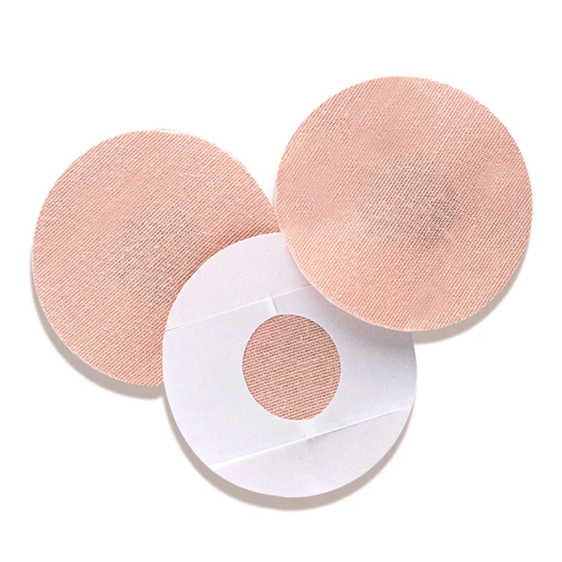 5Pcs Waterproof Sensor Patches Adhesive Fixed Patches CGM Latex Hypoallergenic Elastic Fabric Nude