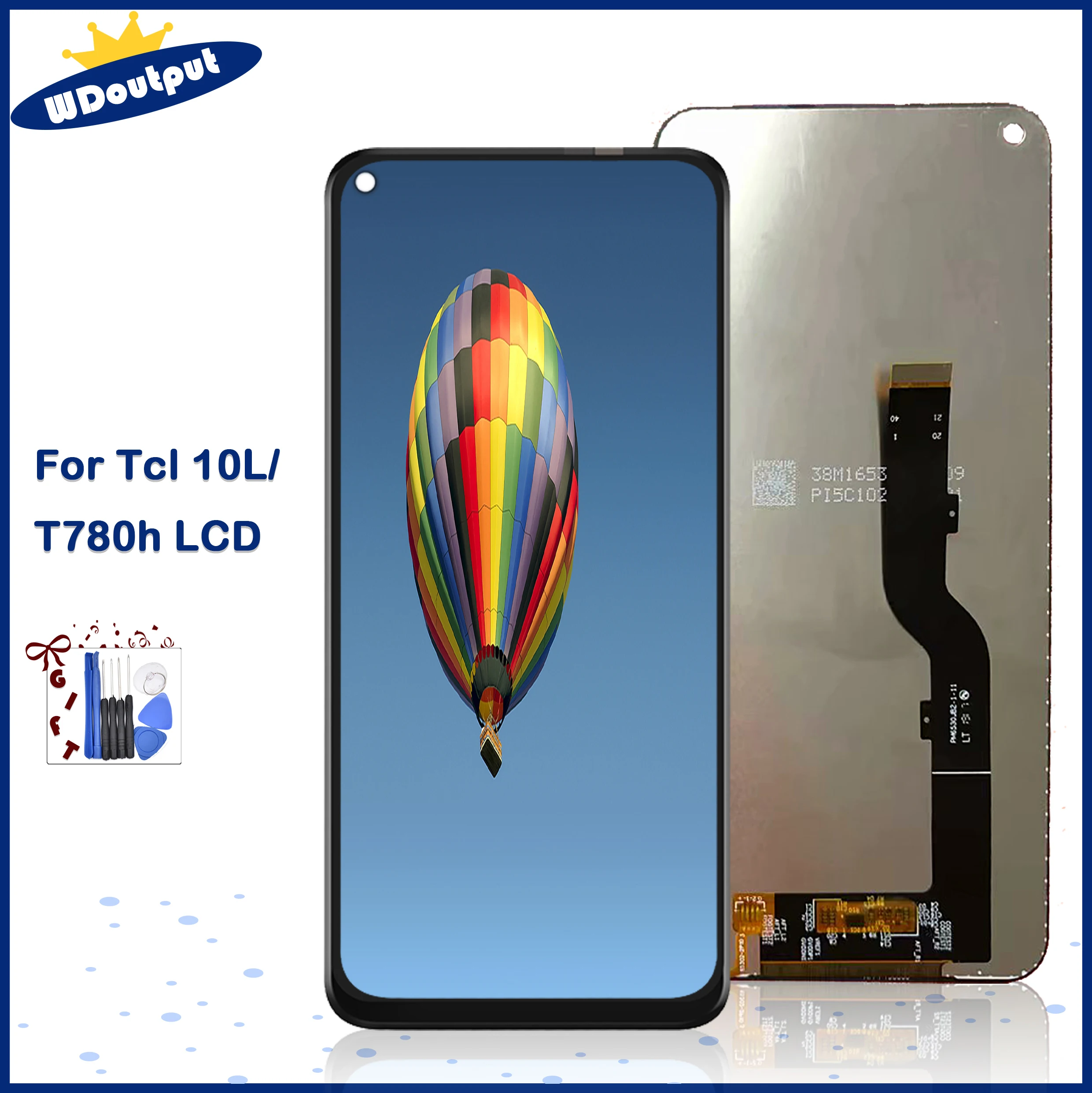 

6.53"Original For TCL Plex T780H T770B LCD Display Touch Screen Digitizer Assembly Replacement For TCL 10L T1 Lite