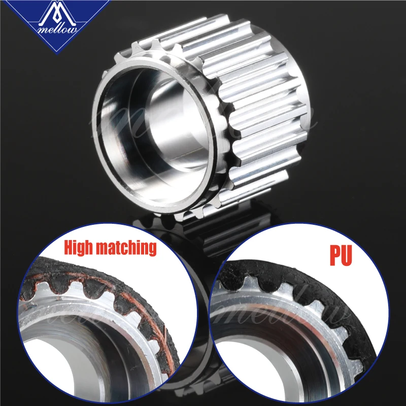 Mellow GT2-16 Tooth Timing pulley bearing idle pulley set Synchronous wheel for Prusa i3 MK2.5/S MK3/MK3S kit