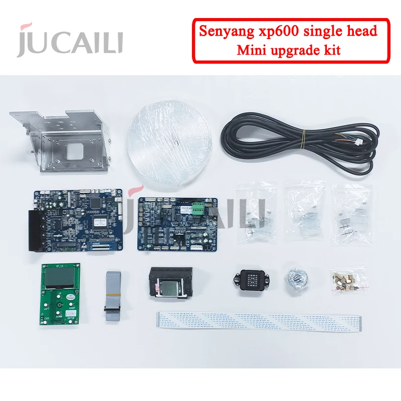 jucaili conjunto de grande formato impressora senyang mini kit atualizacao para dx5 dx7 converter para xp600 conjunto placa principal 01