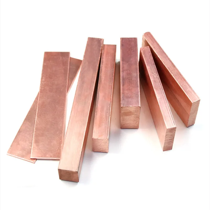 T2 Copper Row Copper Row Copper Flat Bar Copper Piece Pure Copper Row Pure Copper Conductive Strip Copper Bring Bar 3x8-20x500mm