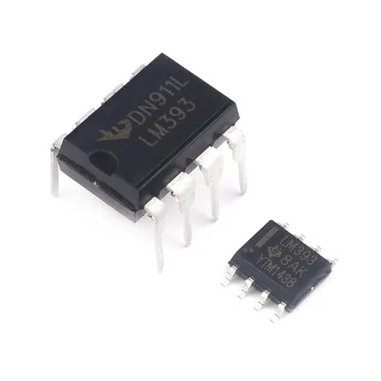 10PCS LM393 DIP-8 LM393P DIP8 LM393DR 393 SOP-8  SMD new and original IC Chipset