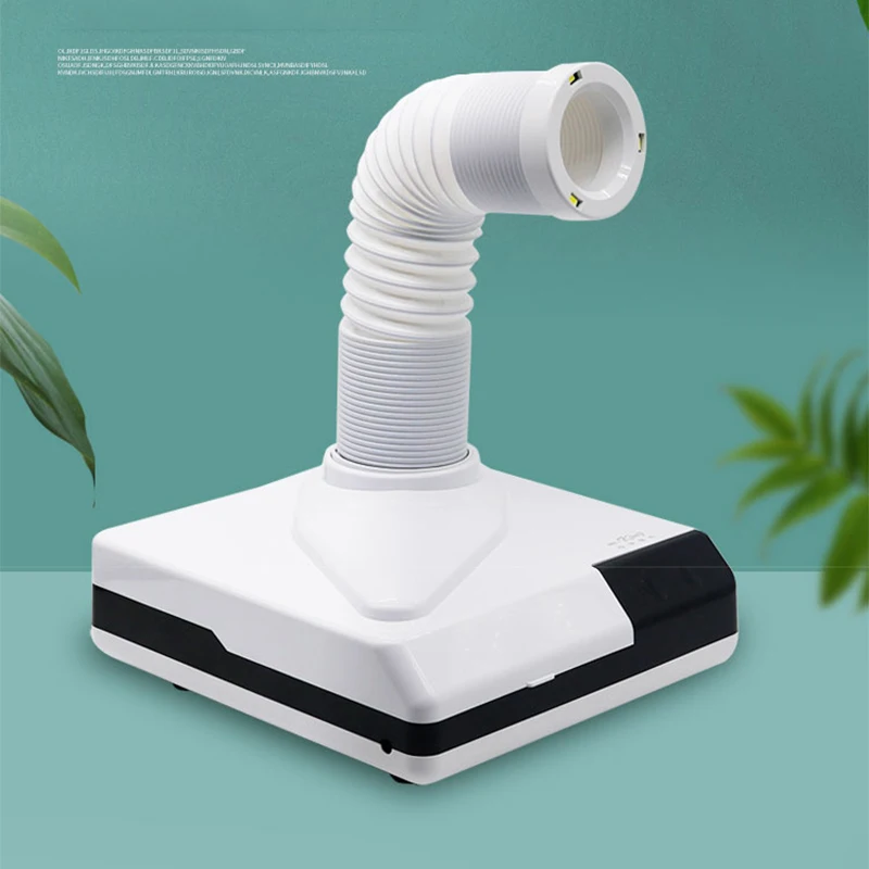 Aspirador de pó dental, máquina de moagem dentária para aspirador de pó de mesa, 60w, limpador a vácuo de mesa, iluminação auxiliar com led