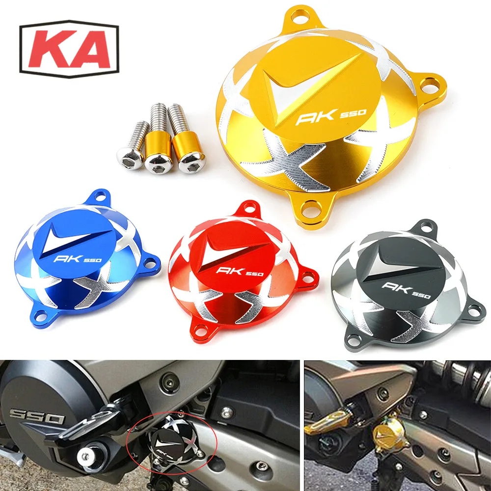 

For KYMCO AK550 AK 550 2017 2018 2019 CNC Motorcycle Accessories Scooter Protective Frame Hole Cover Front Drive Shaft Protector