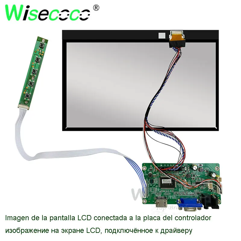 Imagem -03 - Polegada Tela Lcd com Painel de Toque Capativo Monitor Placa Controle Motorista Remoto 2av para Raspberry pi 1920*1200 10.1