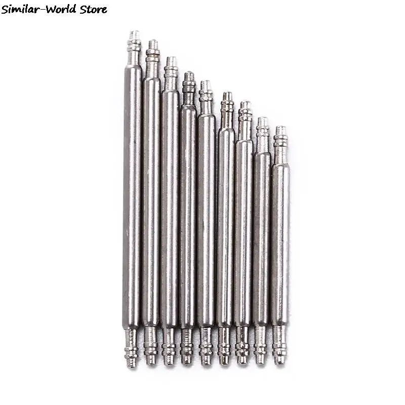 New 20 PCS Silver Watch Repair Set 16-24MM Stainless Steel Watch Band Spring Bars Strap Link Pins Watchmaker