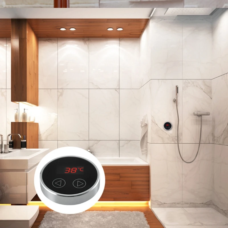 2024 New Digital LCD Touch Thermostatic Faucet Mixing Water Controller Water Temperature Mixer Mixed Controller G1/2\