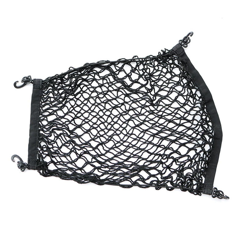 QHCP Nylon Car Back Rear Trunk Storage Mesh Bag Organizer Net Auto Accessories For Subaru Forester Outback Legacy XV 2013-2019