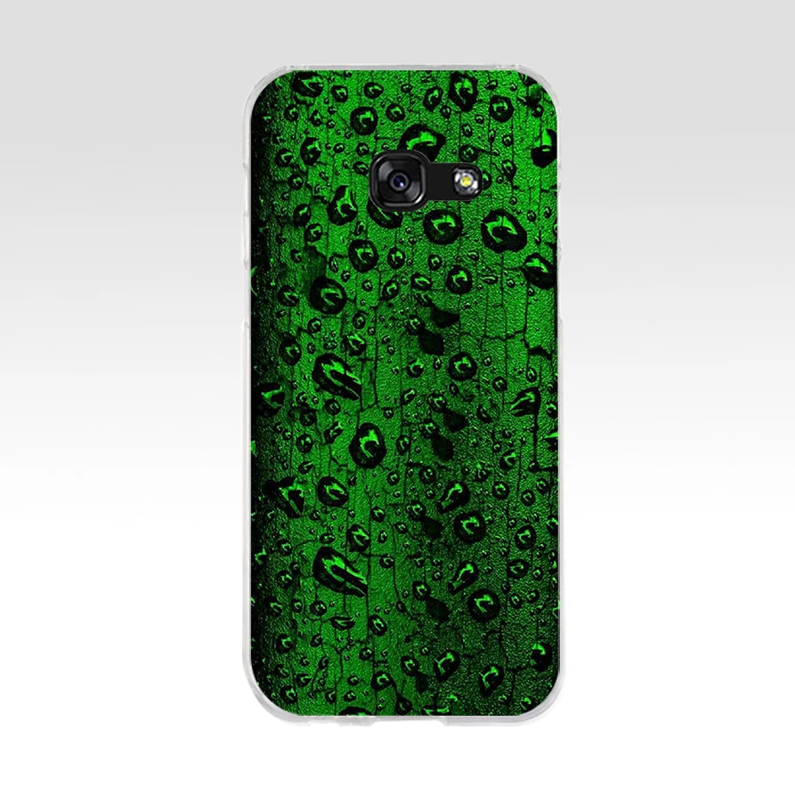 355FG Beautiful Emerald Green glitter Soft Silicone Tpu Cover phone Case for Samsung a3 2016 a5 2017 a6 plus a7 a8 2018 s6 7 8 9