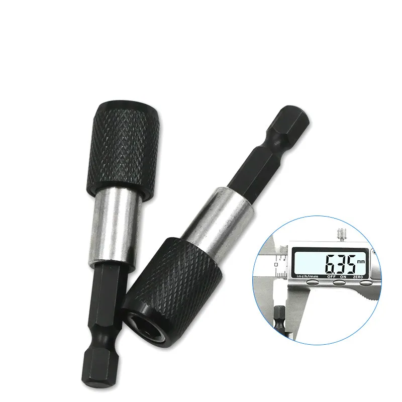 คุณภาพ1/4นิ้ว Hex Shank ไขควงไขควงแม่เหล็กผู้ถือปรับขยาย60มม.100มม.150มม.