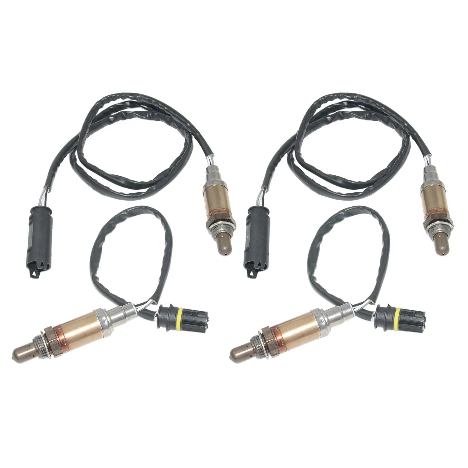 AP03 MHK000210 MHK000220 4PCS Front & Rear O2 LAMBDA Oxygen Sensor FOR BMW E46 E39 E38 E60 E61 E83 Post-Cat