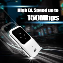 4G LTE 2.4G Wireless Router MIFI Pocket Portable Car Mobile Broadband 100Mbps Hotspot SIM Unlocked WiFi Modem Long Range