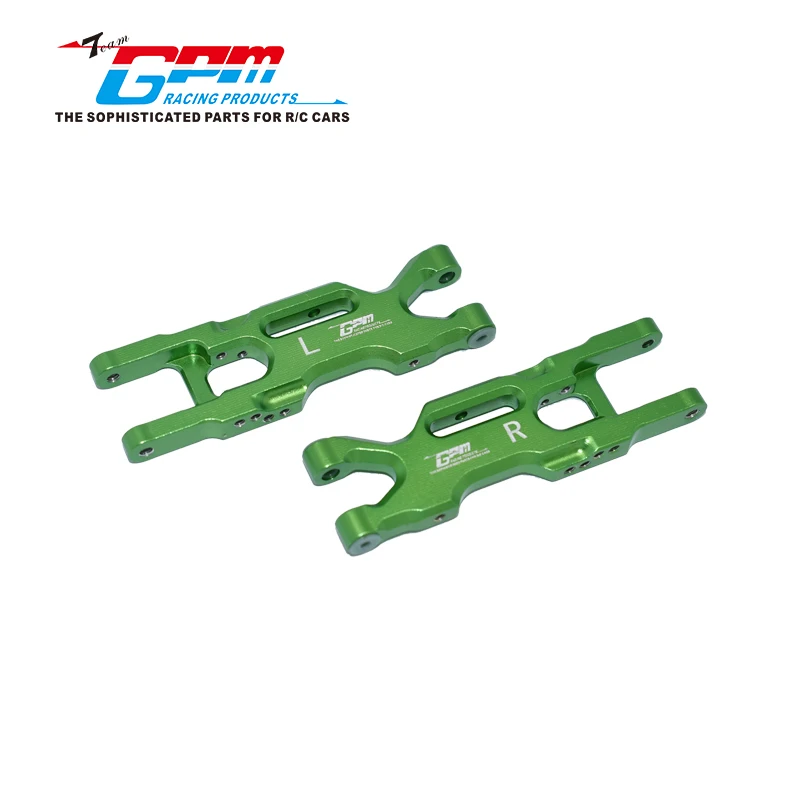Brazo inferior trasero de aluminio GPM para camión de estadio Losi 1/18 Mini-T 2,0 2WD RTR reemplazar LOS214003