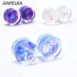 Shining Sequins Gauges for Ears Ear Tunnels Expander Plugs Stretcher Earring Piercing 6-30mm