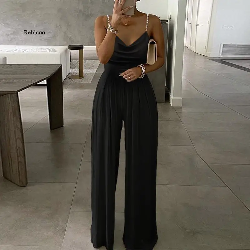 Elegant Office Lady Wijde Pijpen Jumpsuit Sexy Off Shoulder Vrouwen Rompertjes Bodysuit Zomer Mode Gestreepte Gedrukt Overalls Playsuits