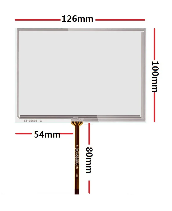 新しい5.6タッチスクリーンタブレット,126x100mm,産業用外部タッチスクリーンに適しています