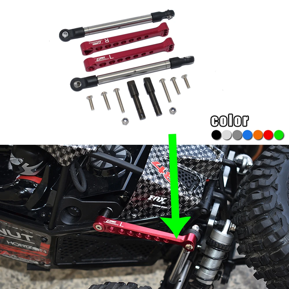 

GPM LOSI 1/10 LASERNUT TENACITY ULTRA 4 ROCK TACER-LOS03028 Metal Rear Anti-roll Bar + stainless Steel Tie Rod LINKAGE LOS234038