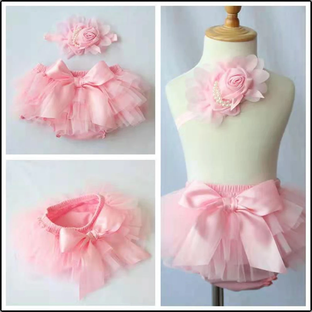 Baby Cotton Chiffon Ruffle Bloomers Cute Baby Diaper Cover Newborn Flower Shorts Toddler Fashion Summer Clothing