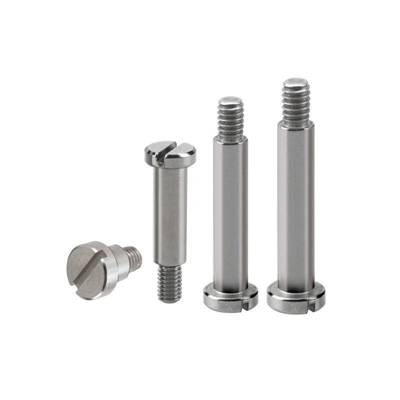 1PCS M3 M4 M5 Slotted Plug Screw Partial Thread Shoulder Screws Bolt 303 Stainless Steel