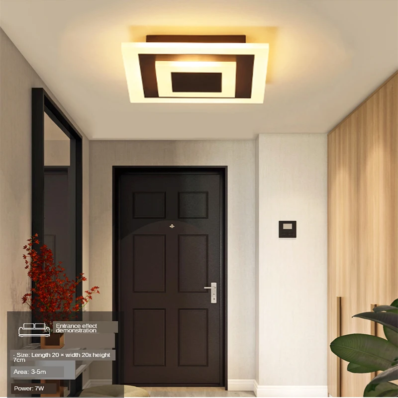 Modern minimalist led aisle decorative lamp living room staircase balcony ceiling lamp corridor porch home interior lighting