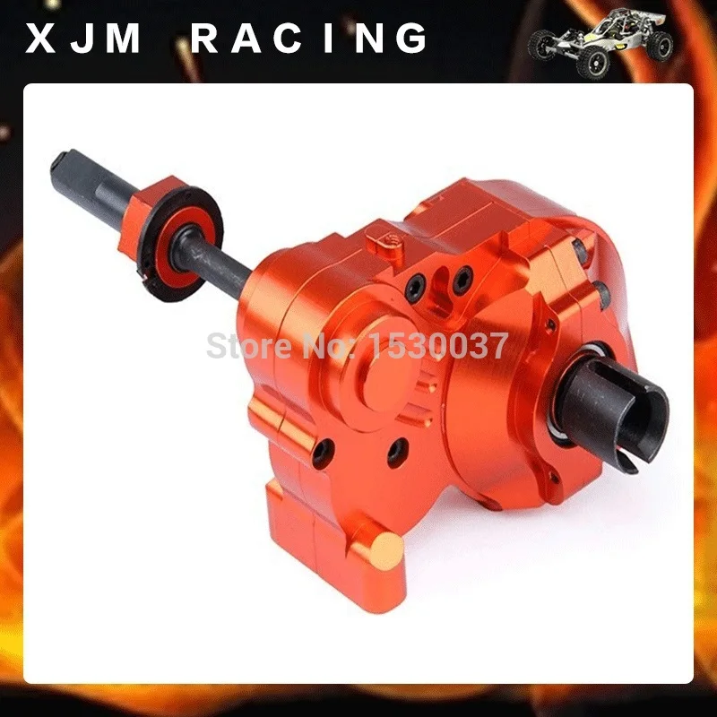 

CNC Metal Three-stage Split Gear Box Assembly with Differential for 1/5 HPI KM ROFUN ROVAN Baja 5B 5T 5SC SS TRUCK RC CATR PARTS