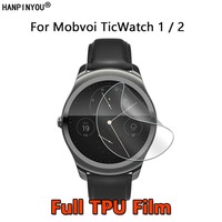 10Pcs For Mobvoi TicWatch 2 / 1 Sports Smart Watch Clear Full Cover Soft TPU Hydrogel Film Screen Protector (Not Tempered Glass)