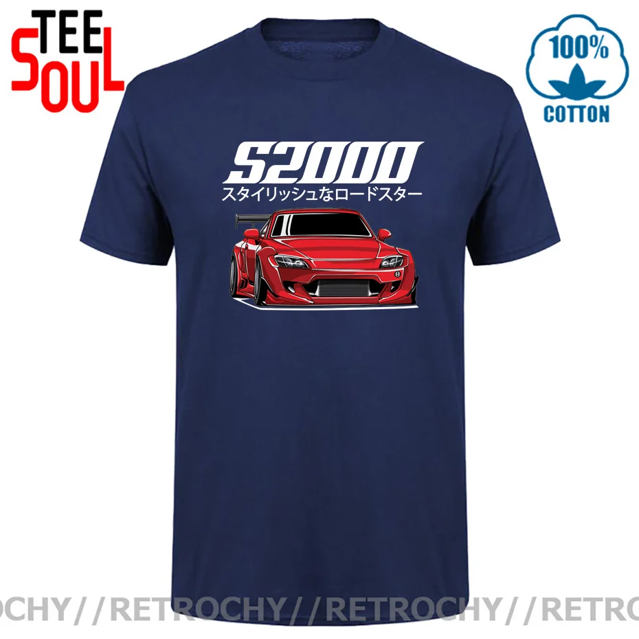 Classic JDM GT-R Wide-Body S2000 Car Design T-Shirt Summer Fashion Men T Shirt Funny Boy White Tops Man Casual Tees Short Sleeve