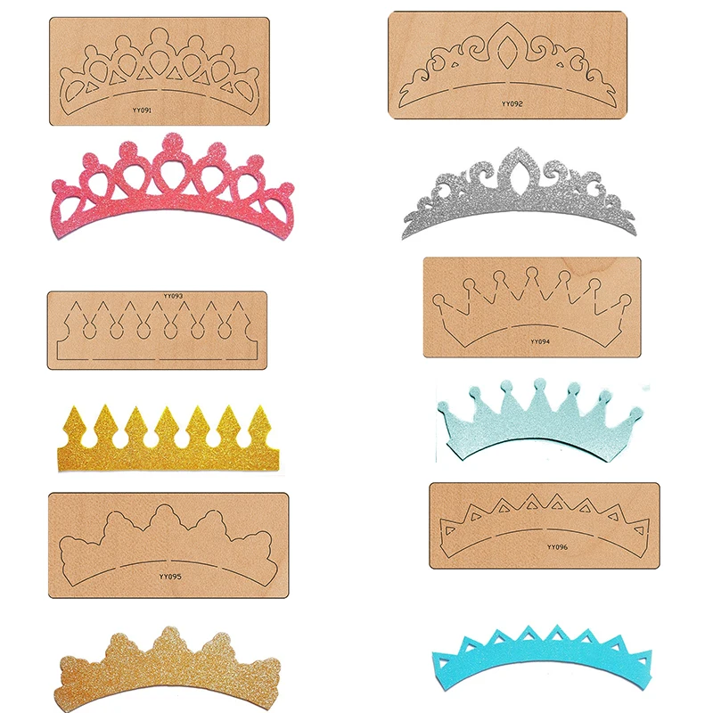 

YY-Wooden Mold for Hair Cutting, Crown Hair Accessories, DIY, Trimming Dies, Suitable for General Market Machines,