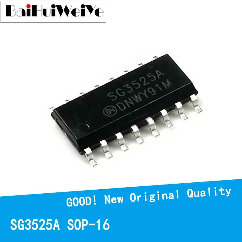 

10PCS/LOT SG3525A SG3525 SG3525ADR PWM inverter control power chip IC SOP-16 SMD New Good Quality Chipset