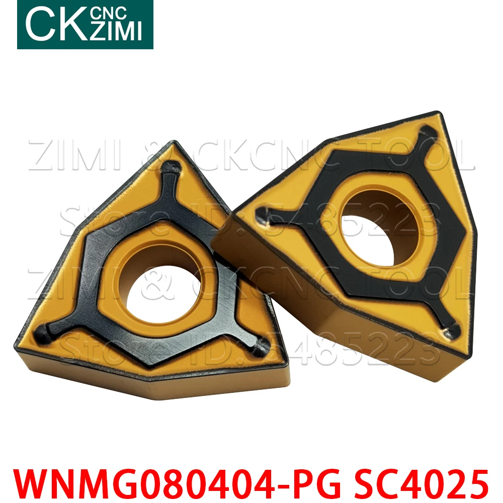 WNMG080404-PG SC4025 WNMG080408-PG SC4025 Carbide Sisipan Kayu Mengubah Alat CNC Logam Mesin Bubut Alat Kualitas Tinggi WNMG untuk Baja