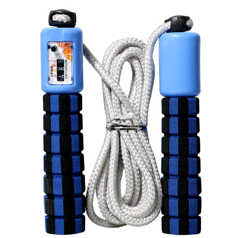 4 Colors Adjustable Rope Length Wear-resistant Electronic Automatic Counter Sports Skipping Rope Workout Equipments