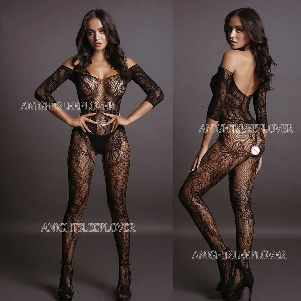 Lingerie Bodysuit Underwear Sleepwear Sexy Body Tight Fetish Erotic Open Crotch Teddies Costumes Bodystocking Baby Doll Mujer