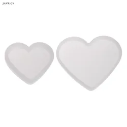 JAVRICK Resin Transparent Silicone Mold Heart Shape Epoxy Resin DIY Jewelry Making Crafts Great for DIY tools Decorations