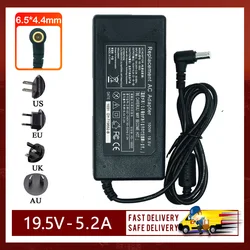 Adaptador de 19,5 V, 5,2a, 100W, 6,5x4,4mm para SONY LCD TV, ADCP-100E03, fuente de alimentación de ACDP-100D01