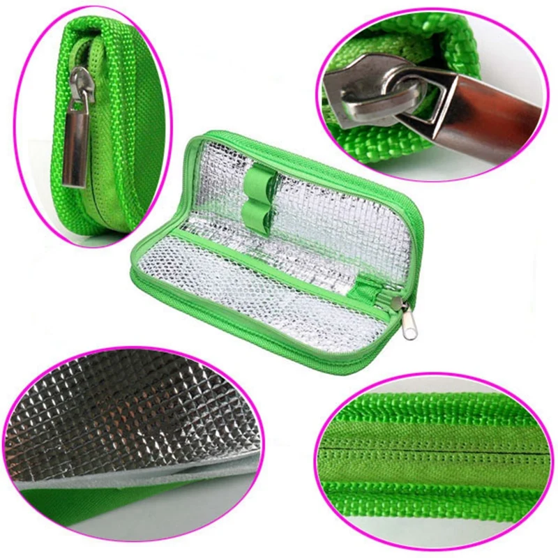 Insulin Cooler Travel Case Diabetic Medication Organizer Cooler Bag