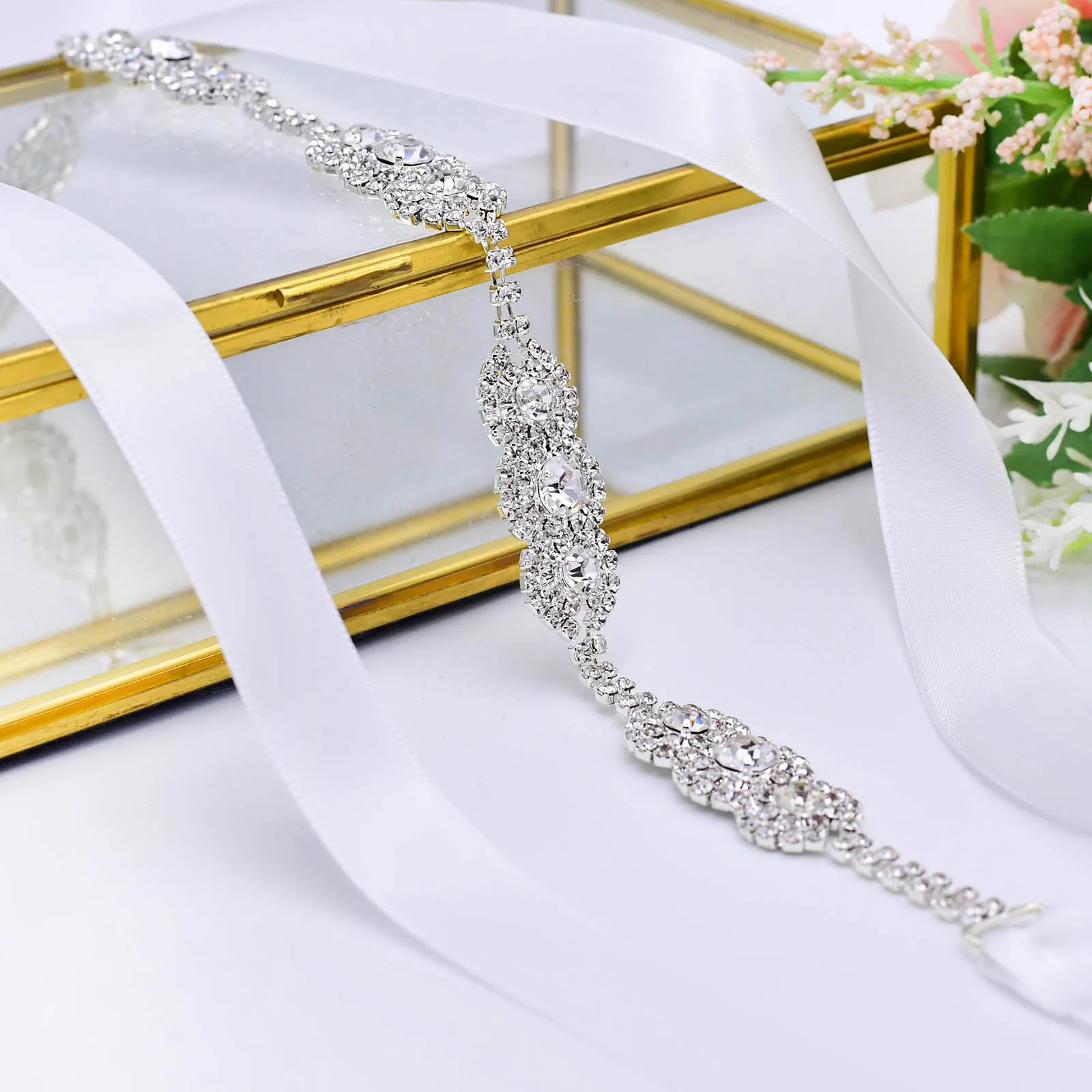 Silver Diamond Belt Jeweled Belt for Women Formal Dress Belt Rhinestone Bridal Belt Rose Gold Waist Belt Wedding Dress Belt