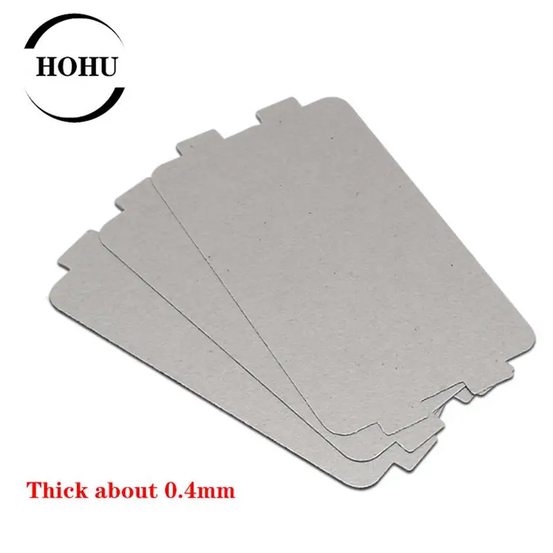 5pcs 11.5cm*6.5cm Spare parts thickening mica Plates microwave ovens sheets for Galanz Midea Panasonic LG etc.. magnetron cap