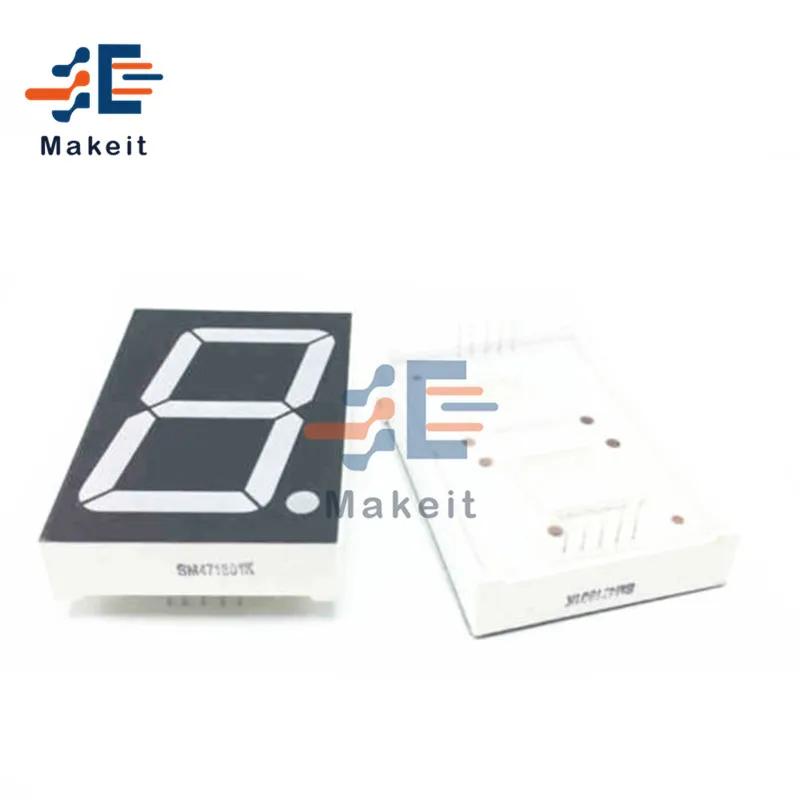 10 pinos 1.8 polegadas 1 bit dígito led vermelho visor 7 segmentos cátodo comum módulo de placa de exibição digital kit faça você mesmo
