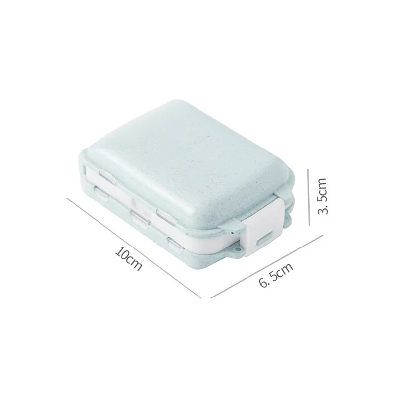 Weekly Pill Box 8 Grids Medicine Organizer Tablet Storage Box Travel Pill Case Drug Dispenser Container Health Care Portable