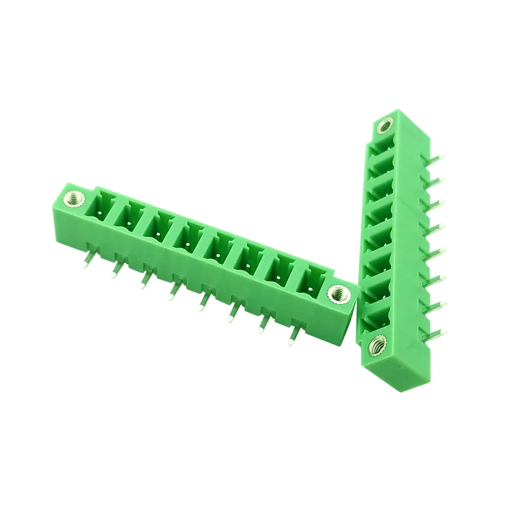 10Pcs 5.08mm plug-in PCB terminal blocks 15EDGRM KF2EDG15RM ECH508RM DEGSON DINKLE PHOENIX connector MC 1,5/ 2-GF-5,08