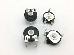 1PCS Original imported Spanish piher adjustable potentiometer pt15-4.7k horizontal elliptical hole fine tuning potentiometer