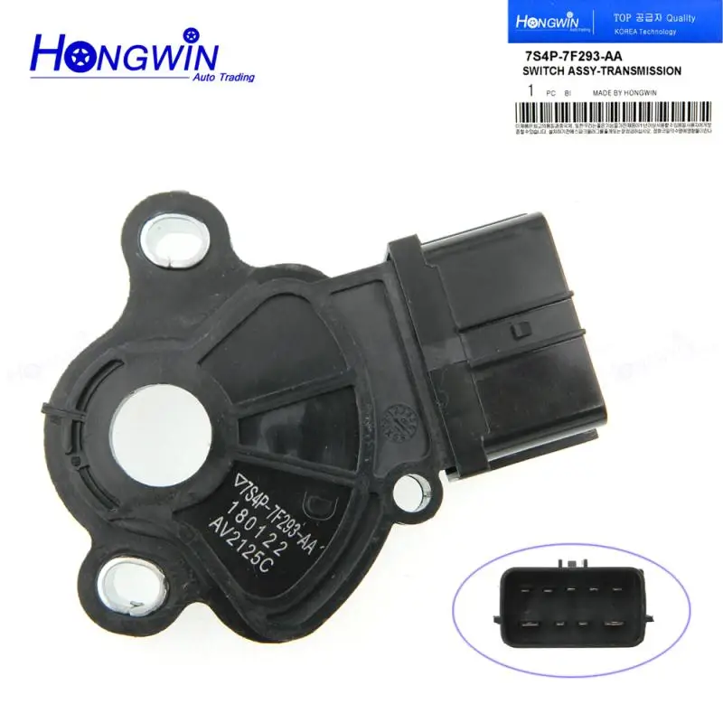 Neutral Safety Switch Gearbox Shifting Sensor Switch For Ford Focus 1998-2011 C-Max Fiesta 7S4P-7F293-AA 7S4P7F293AA 4610018