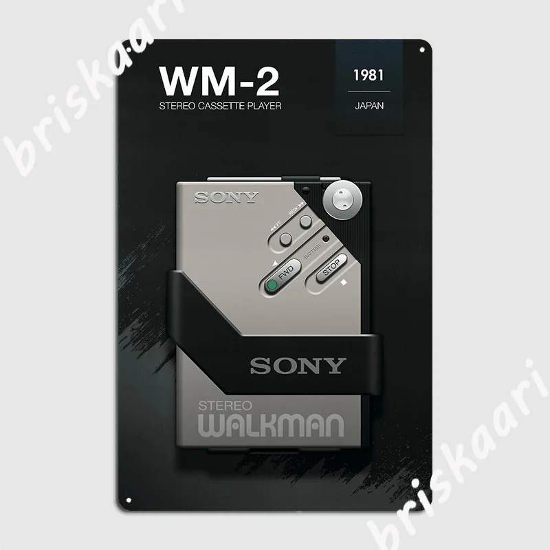 Walkman Wm Metal Sign Mural Painting Printing Pub Garage Wall Mural Tin Sign Posters