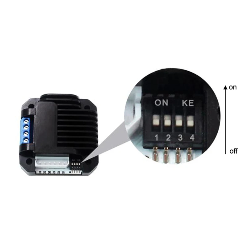 Micro Stepping Motor Driver Voltage 12~24v Current 2a Subdivision 8~64 Subdivision Photoelectric Isolation Drive